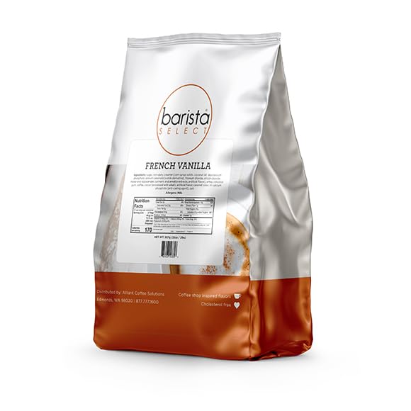 Barista Select Premium French Vanilla Cappuccino Mix - 6 Pack (2lb Bags) | Rich & Creamy Instant Coffee Drink | Perfect for Home, Office & Cafe Use