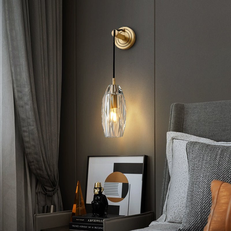 Ecliptique Series Modern Wall Lamp - Sleek LED Sconce Lighting for Bedroom, Living Room & Hallway - Energy Efficient Home Decor