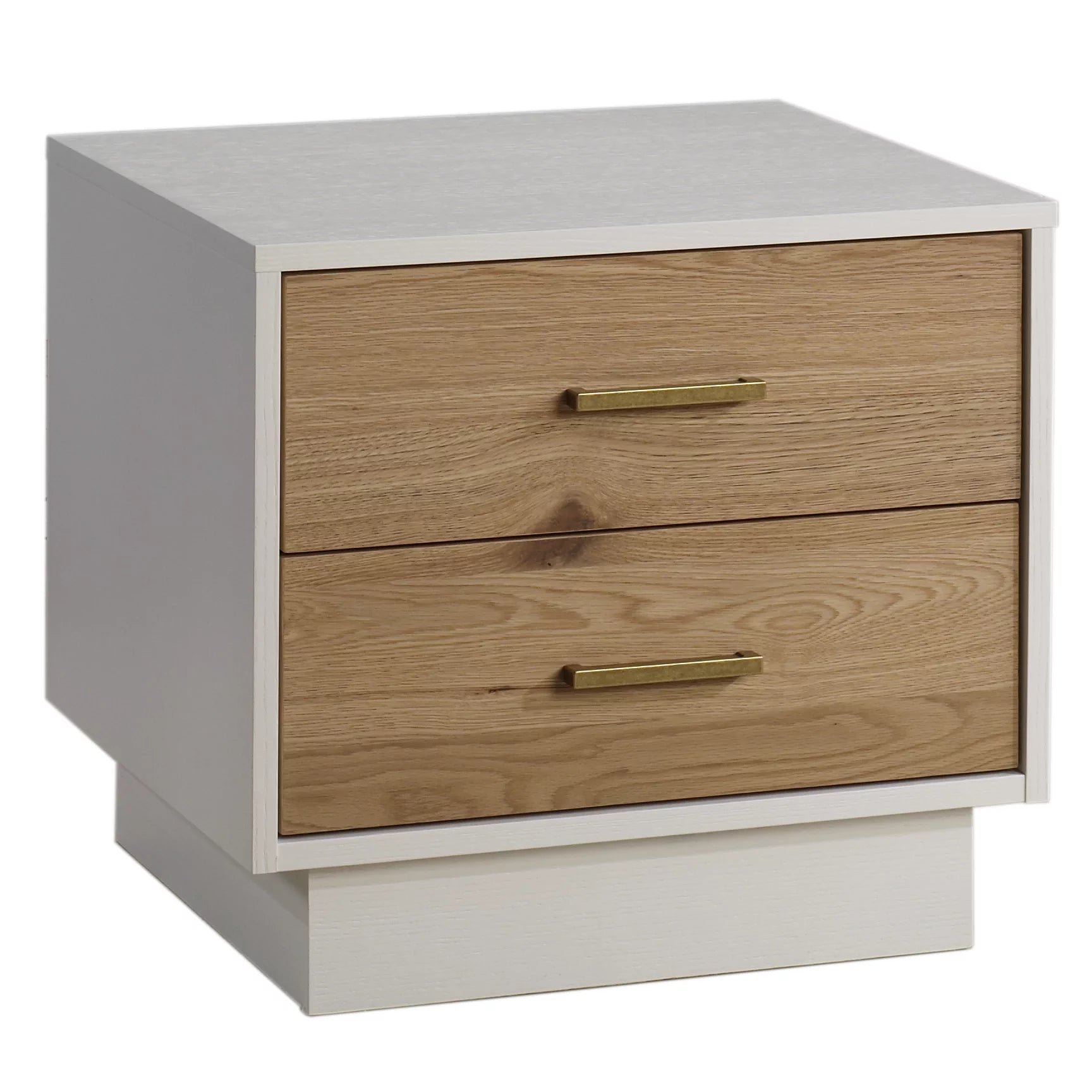 Natart Como Naturale Nightstand - Solid Wood Bedside Table with Drawer for Bedroom, Living Room & Guest Room - Stylish & Functional Furniture for Home Decor