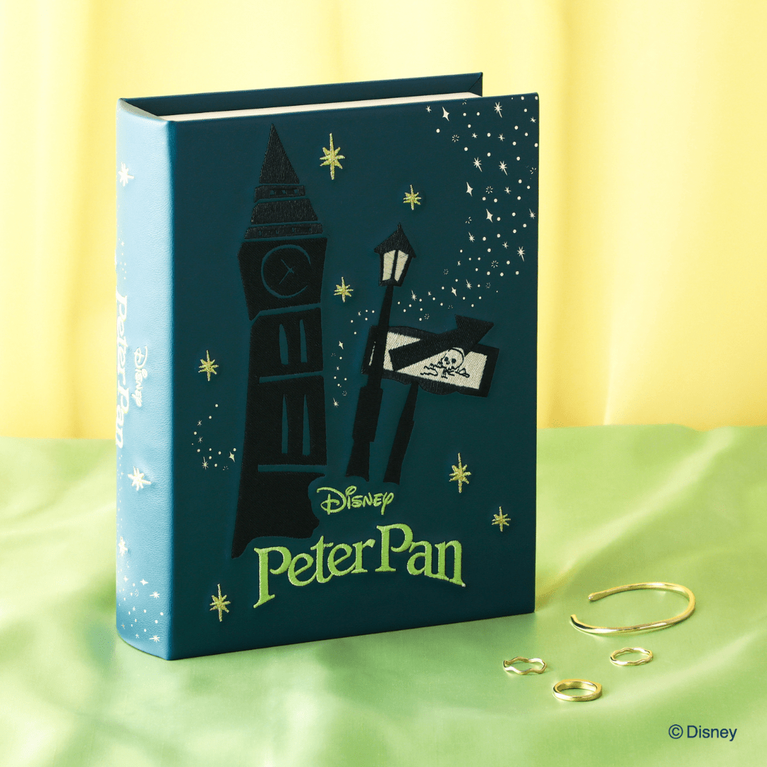 Disney Peter Pan Book Jewelry Box - Magical Chemistry Themed Jewelry Storage for Kids & Collectors | Perfect for Birthday Gifts, Disney Fans, and Jewelry Organization