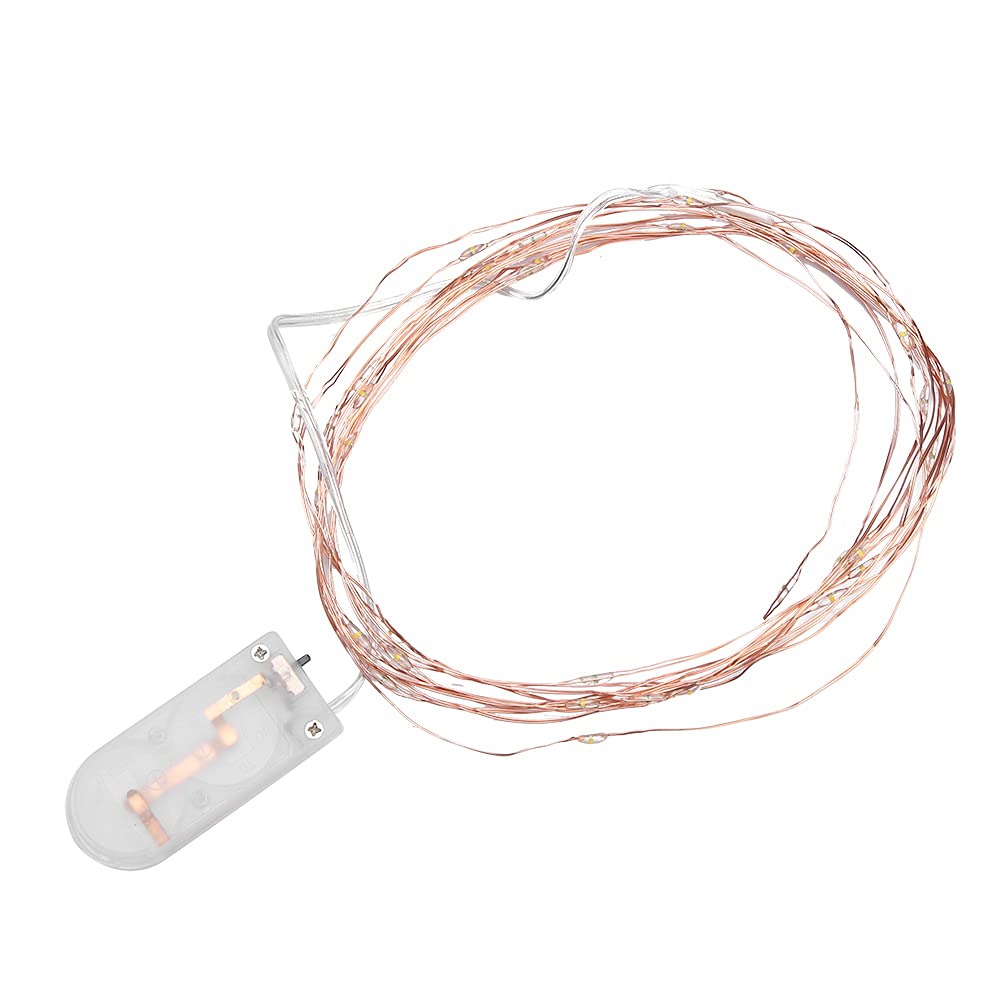 2 Pack 3m 30 LED Copper Wire Fairy Lights - Battery Powered String Lights for Christmas, Wedding, Party & DIY Home Decoration (Colorful) | Indoor & Outdoor Decor, Bedroom, Garden, Patio Lighting