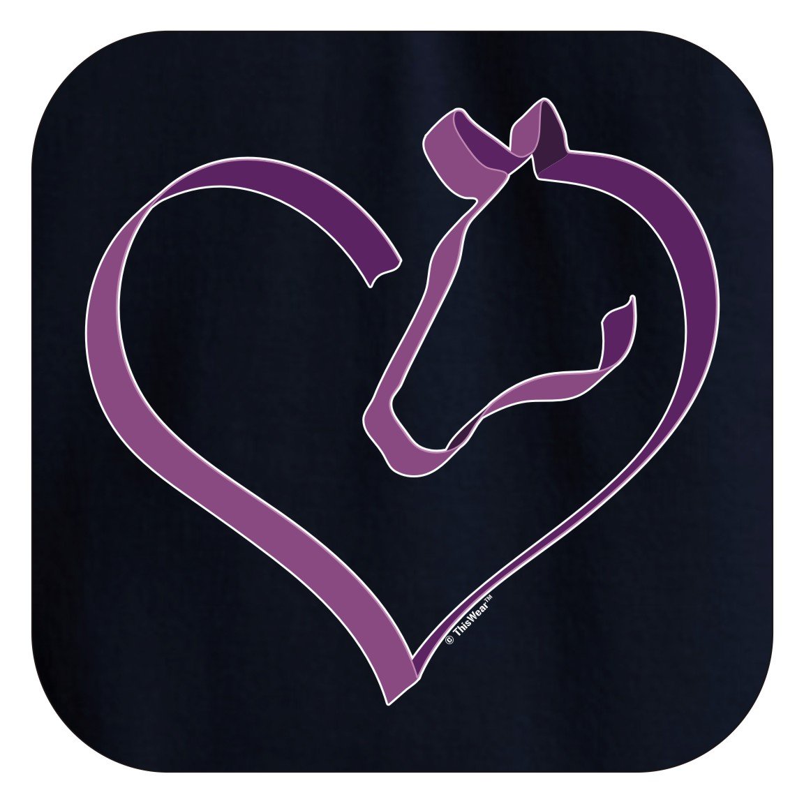 Premium Horse Lovers Crewneck Sweatshirt - Heart Design Equestrian Gift for Women & Men | Perfect for Horseback Riding, Barn Parties & Casual Wear