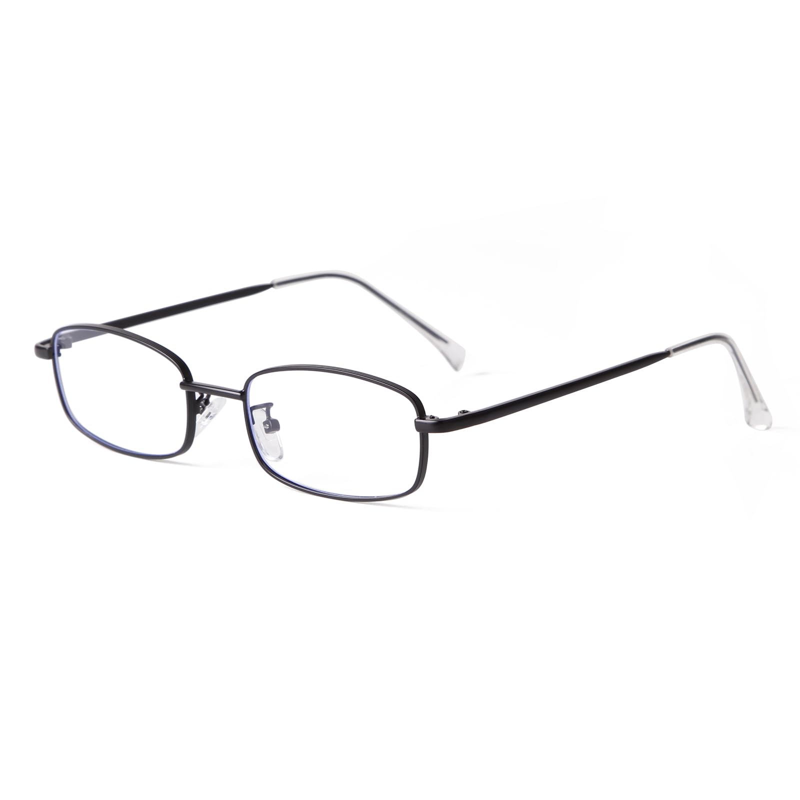 ADE WU Fashion Glasses for Women & Men - Y2K Retro Rectangle Blue Light Blocking Glasses in Gold, Silver & Black - Perfect for Office, Gaming & Screen Time Protection