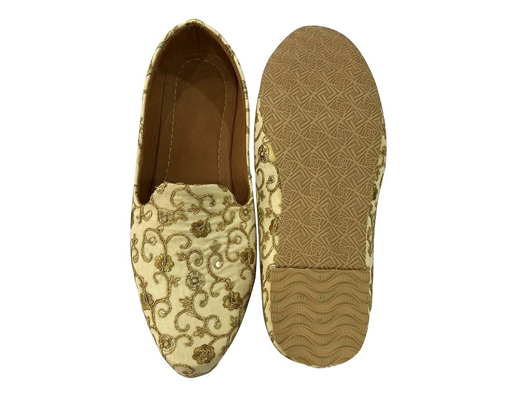 Authentic Punjabi Jutti for Men | Traditional Mojari Sherwani Shoes | Wedding & Groom Loafers | Slip-On Ethnic Footwear for Jalsa & Special Occasions