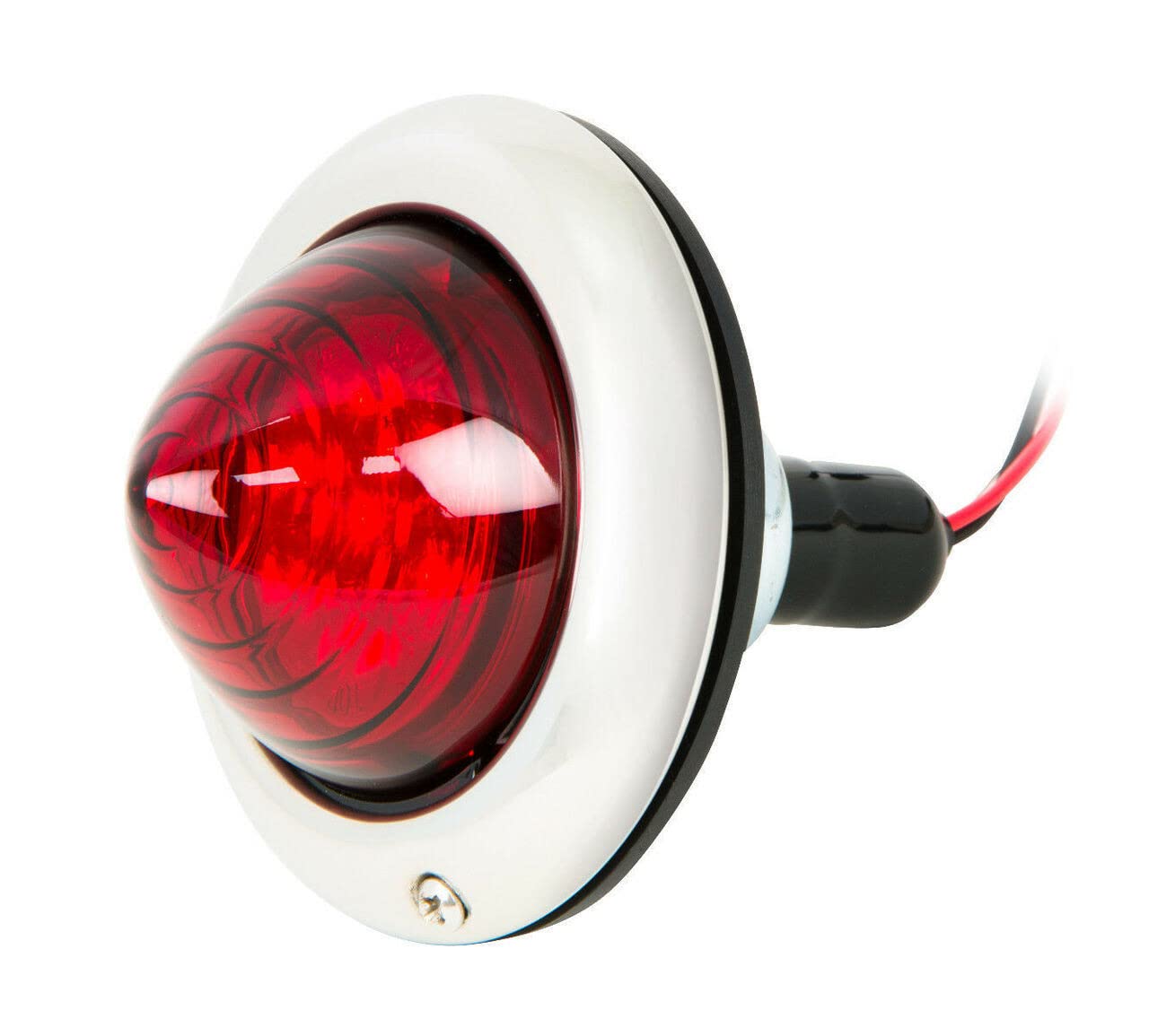 (2) Custom Baby Bullet LED Tail Lights - Red/Red Stop Turn Tail Lights for Hot Rods & Street Rods - Perfect for Classic Car Restoration & Custom Builds