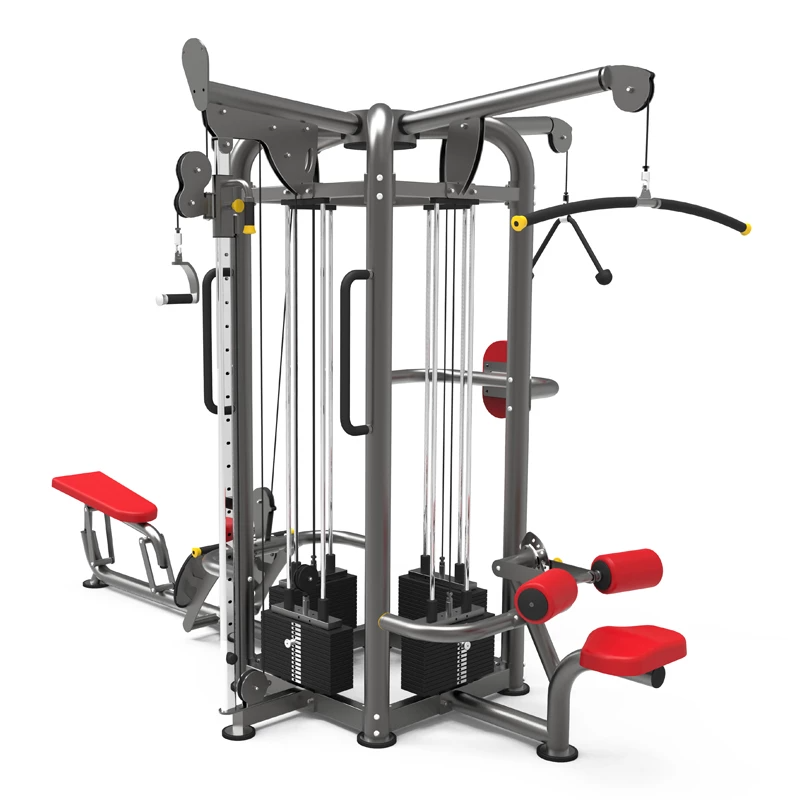 Pegasus 4S Four Station Single Pod Multi Gym - Home & Commercial Full Body Workout Equipment for Strength Training & Fitness