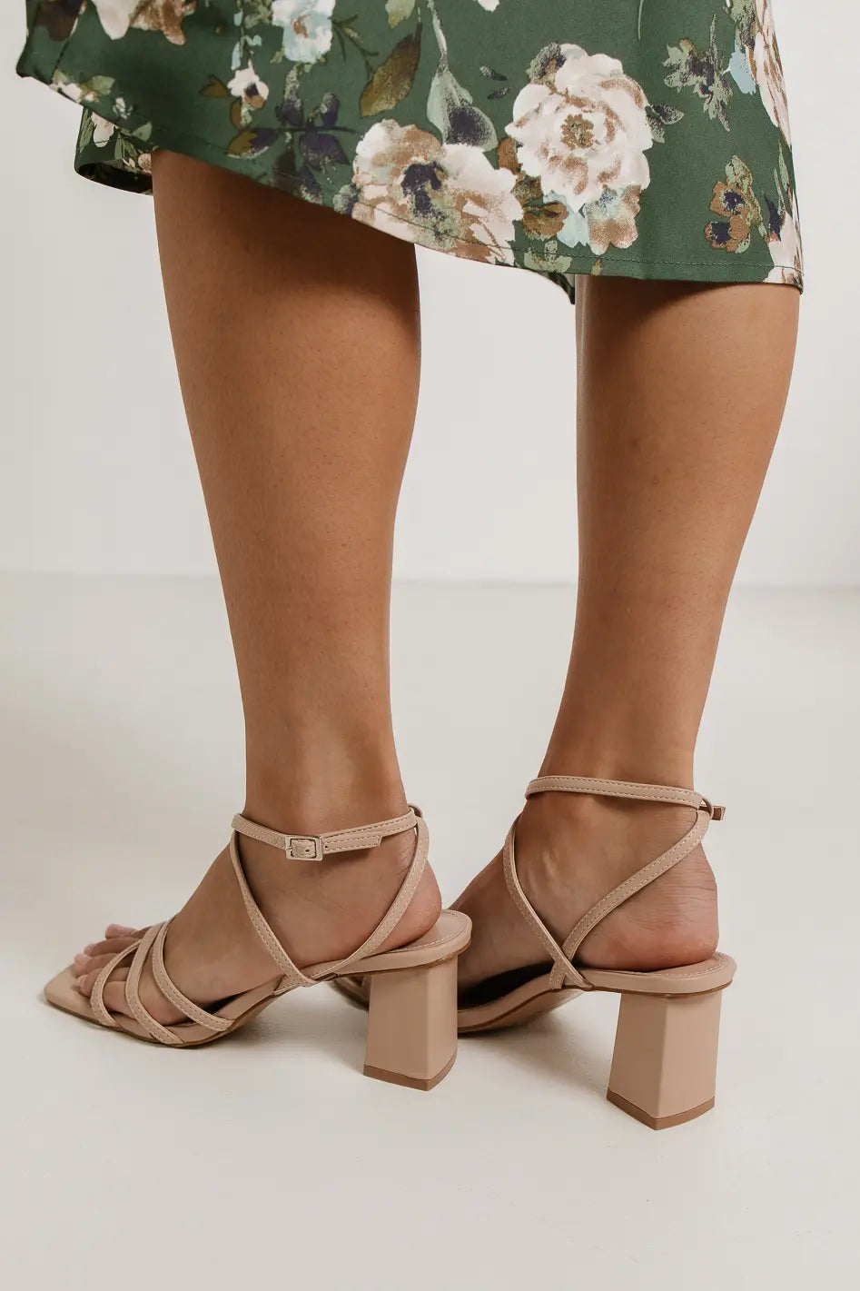 Laxmi Beige Heels for Women | Comfortable & Stylish High Heels for Parties, Weddings & Special Occasions | Final Sale