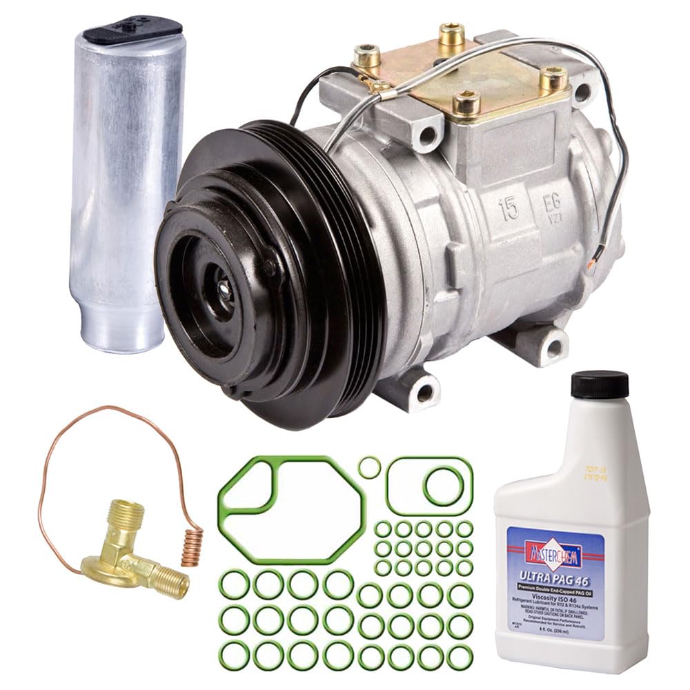 New AC Compressor with A/C Repair Kit for 1991-1992 Toyota Corolla - BuyAutoParts 60-82179RK - Perfect for Summer Cooling & Auto AC System Maintenance