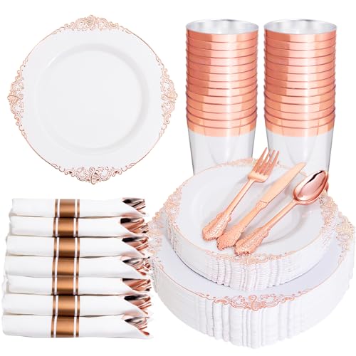 White and Rose Gold
