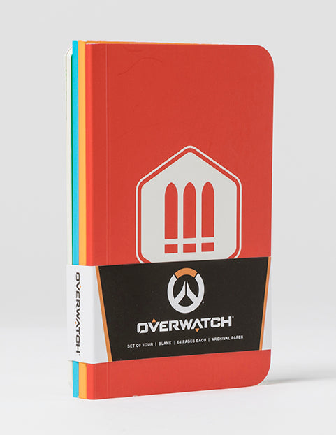 Overwatch Pocket Notebook Set of 4 - Small Lined Journals for Gaming Notes, Sketches & Collectibles - Perfect for Cosplay Events, Game Conventions & Gift Giving