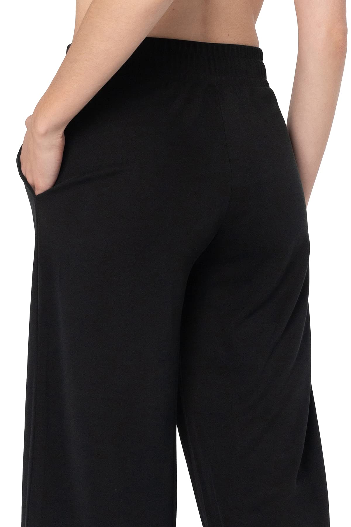 Pure & Simple Women’s Capri Pants - Comfortable Stretchy Casual Lounge Pants for Yoga, Running & Home Wear