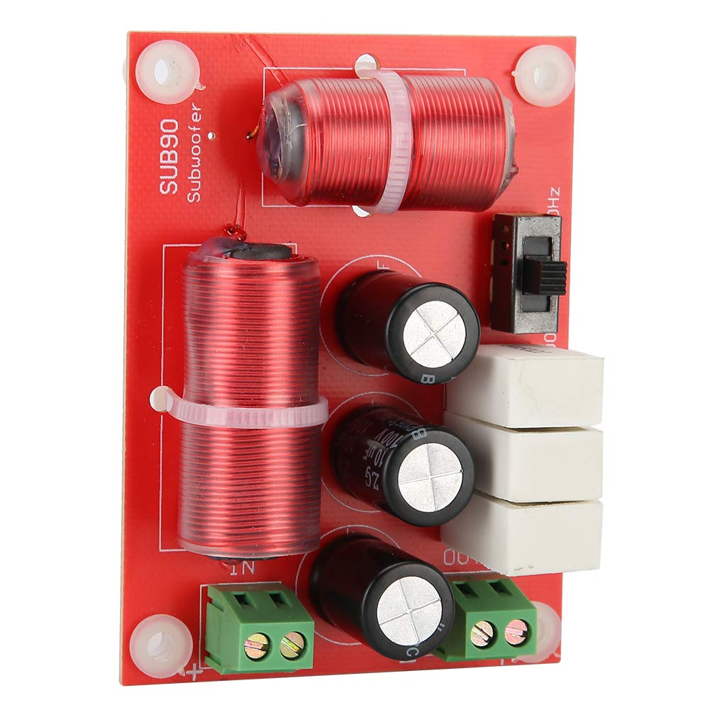 Tosuny 120W 3-Way Speaker Crossover Filter - High Power Frequency Distributor for 4-8 Inch Speakers | Bass Audio Crossover Divider | Perfect for Home Theater, Car Audio & Studio Sound Systems