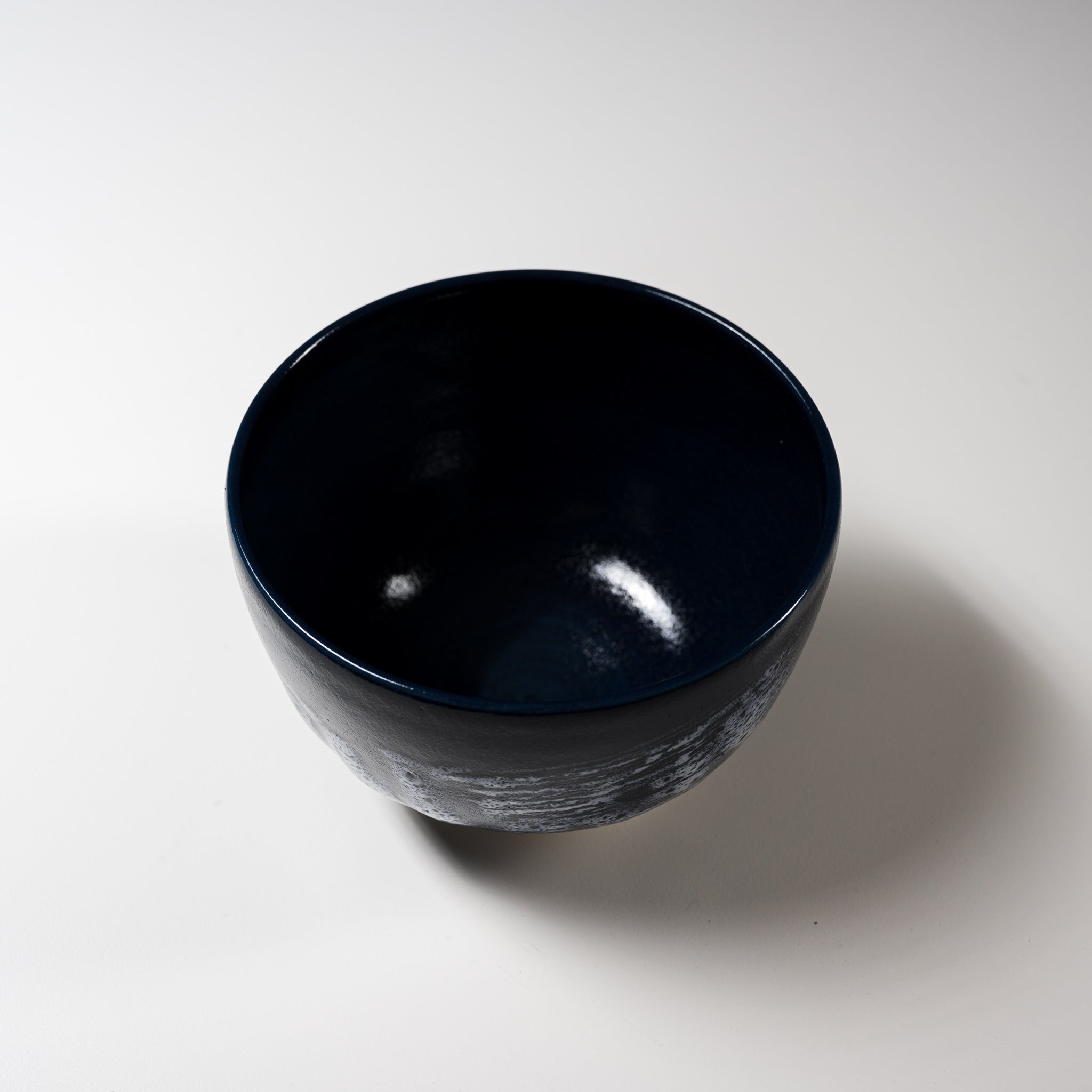 Handmade Kyo Kiyomizu Ware Matcha Bowl - White Hakeme Japanese Tea Ceremony Cup for Traditional Matcha Drinking & Zen Meditation