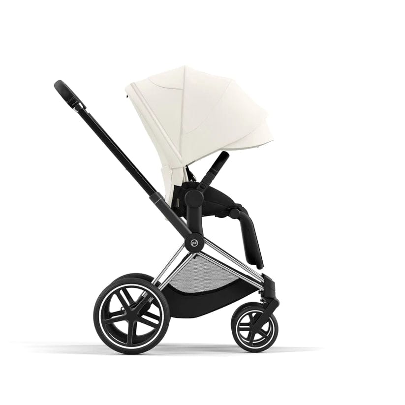 Cybex ePriam 2 Complete Stroller - Rose Gold & Brown Luxury Baby Stroller with All-Wheel Suspension | Perfect for Urban Travel, Shopping & Family Outings