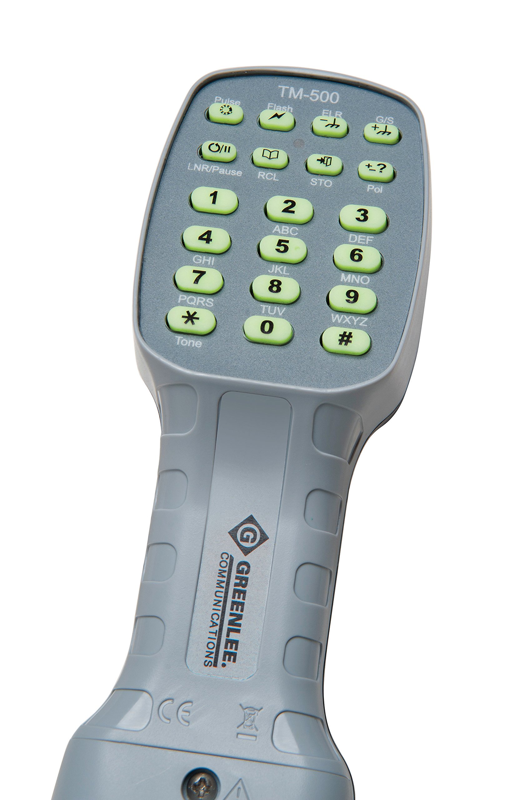 Greenlee TM-500 Professional Telephone Butt Set for Technicians - Test & Troubleshoot Phone Lines - Ideal for Telecom Installations & Repairs (Use in Offices, Call Centers & Network Maintenance)