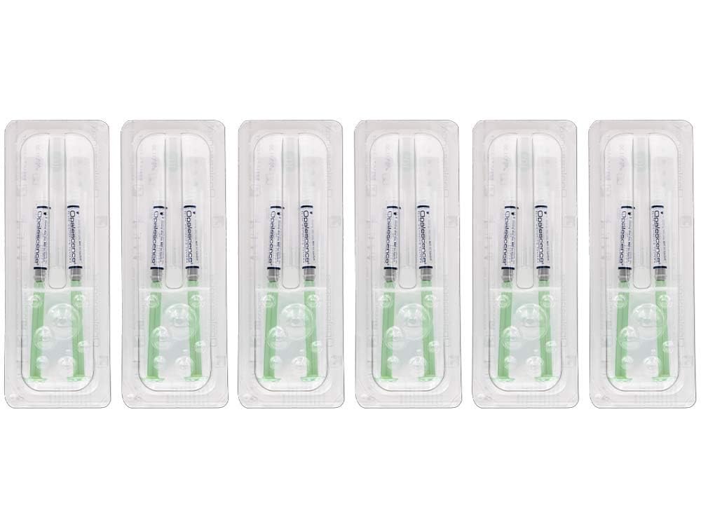 Opalescence 10% Teeth Whitening Kit - 12 Gel Syringes Refills for Sensitive Teeth - Carbamide Peroxide Whitening Gel with Fluoride (6 Packs) - Made in USA by Ultradent - Perfect for Home Use & Professional Dental Treatments