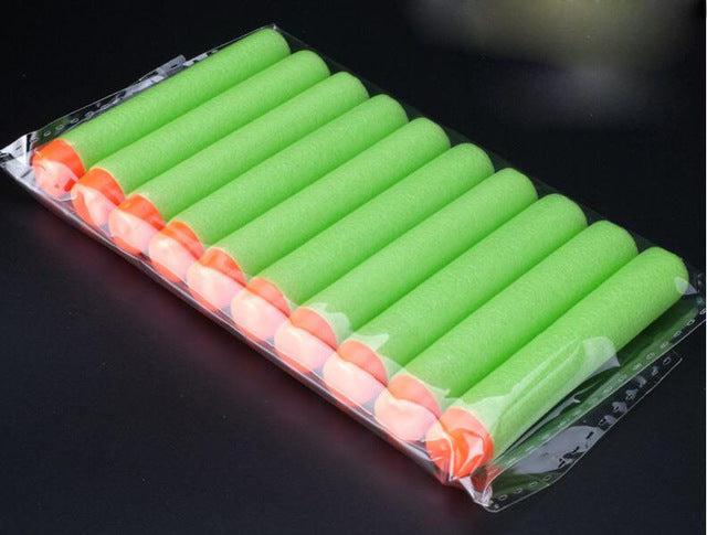 Soft Foam Full-Length Dart Refill Bullets 72x13mm - Safe for Kids, Compatible with Nerf Guns - Perfect for Indoor/Outdoor Play, Target Practice, and Family Fun