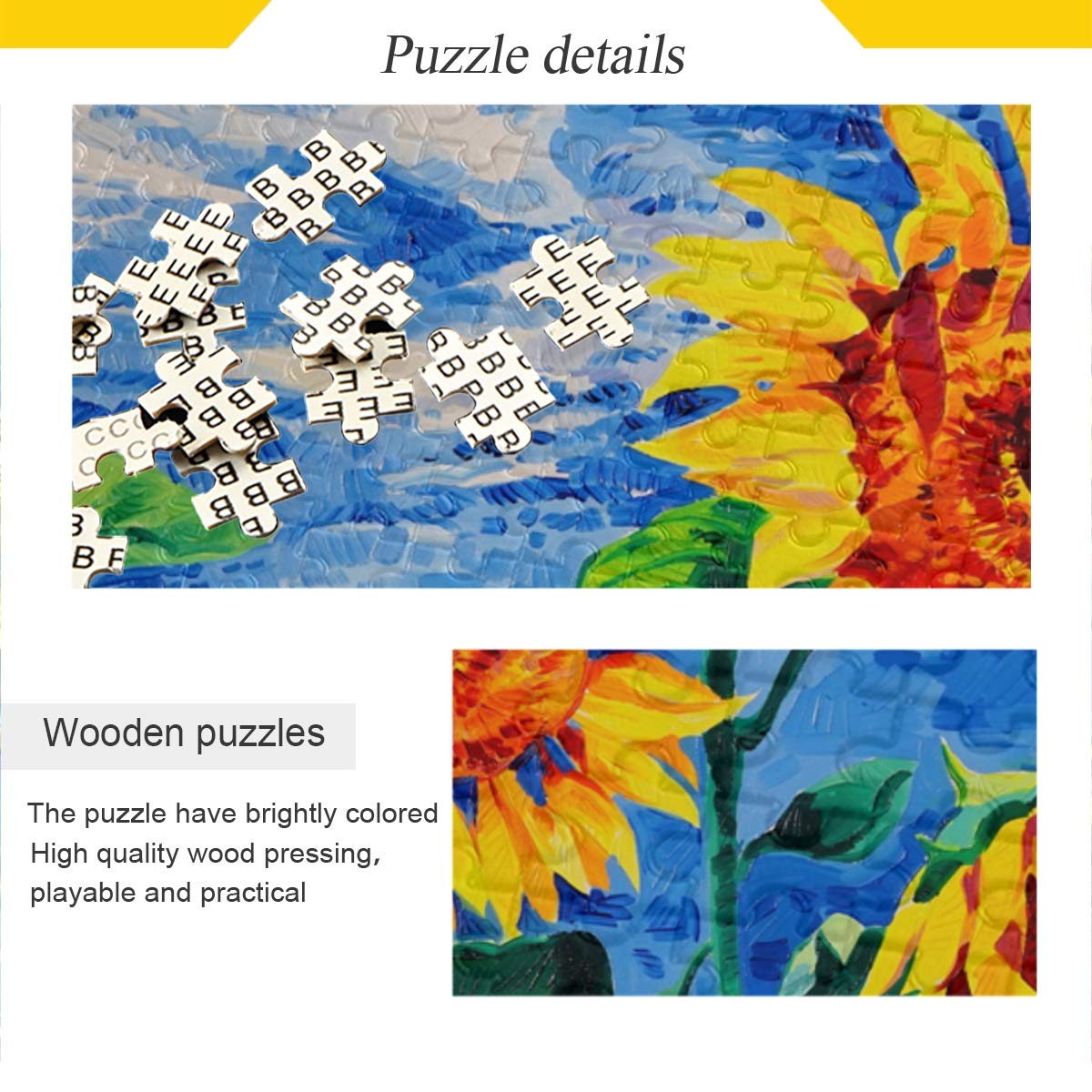 Sunflower Leisure Creative 500-Piece Jigsaw Puzzles for Adults - Perfect Gift for Relaxation, Family Bonding & Home Decor
