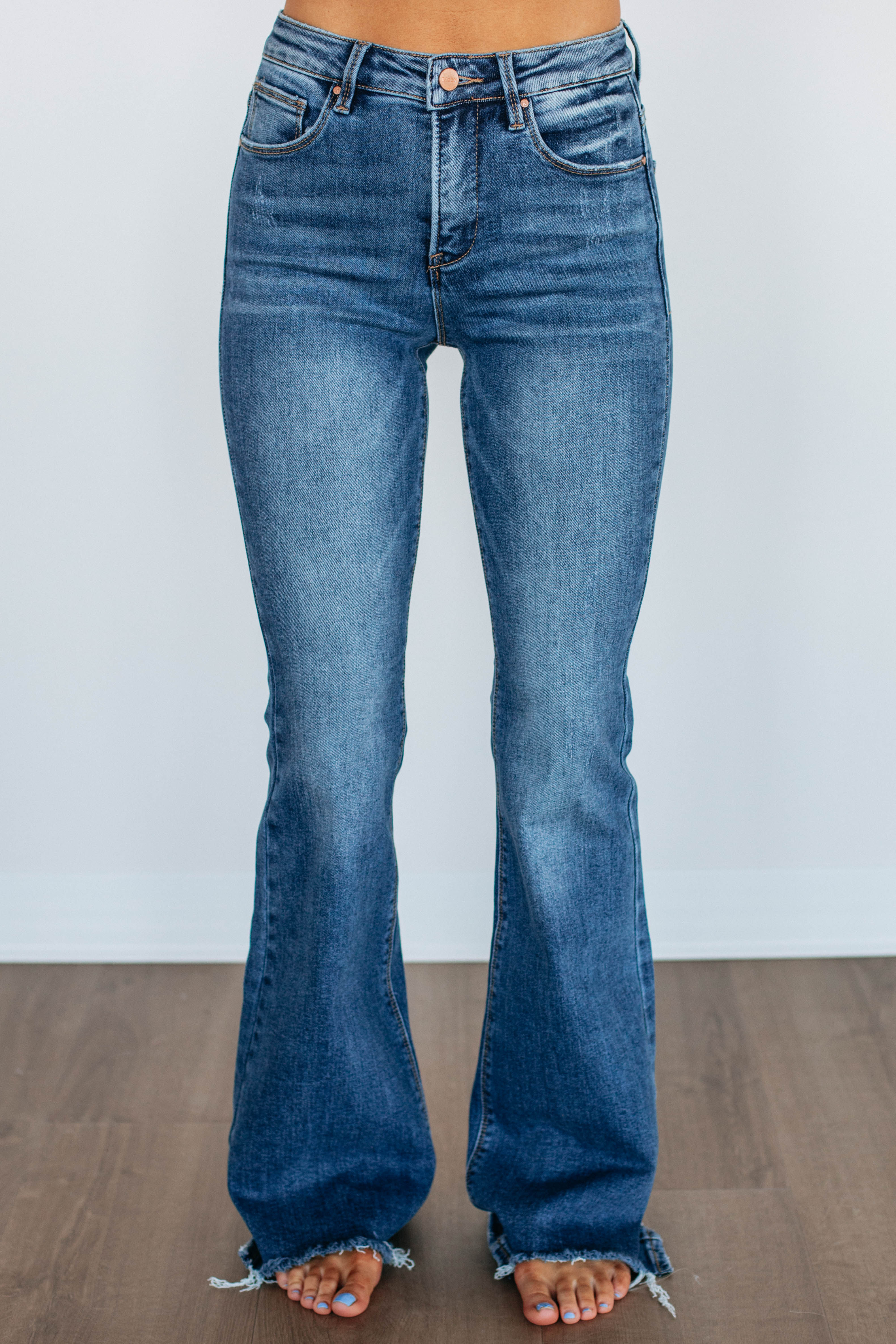 Bowie Risen Jeans for Men - High Waist Slim Fit Stretch Denim Pants | Comfortable & Stylish for Casual Wear, Office, and Night Out