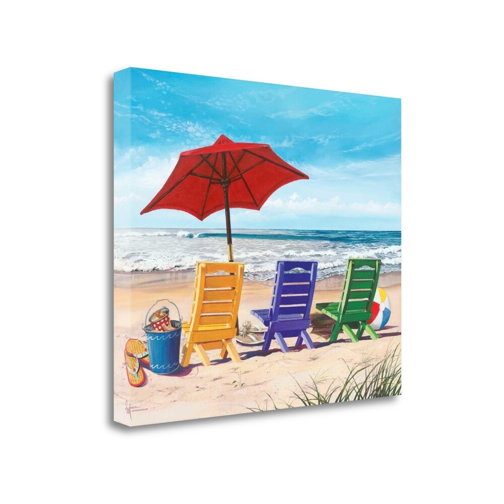 Beachy Keen By Scott Westmoreland - Premium Fine Art Giclee Print on Gallery Wrap Canvas - Ready to Hang Wall Art - Perfect for Beach House Decor, Living Room, or Office Wall Decor