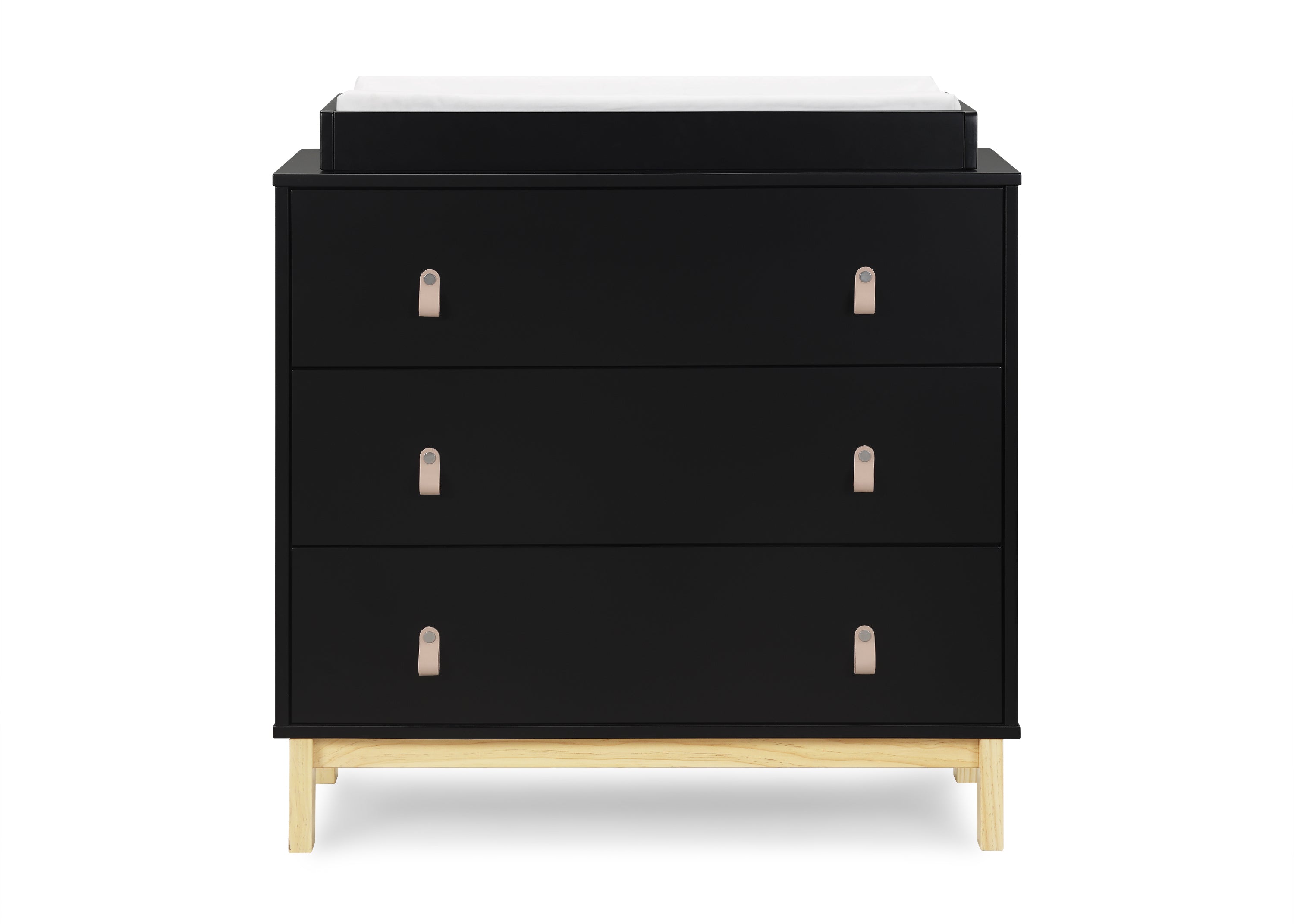 BabyGap Legacy 3-Drawer Nursery Dresser with Leather Pulls - Perfect for Baby Clothes Storage & Nursery Organization