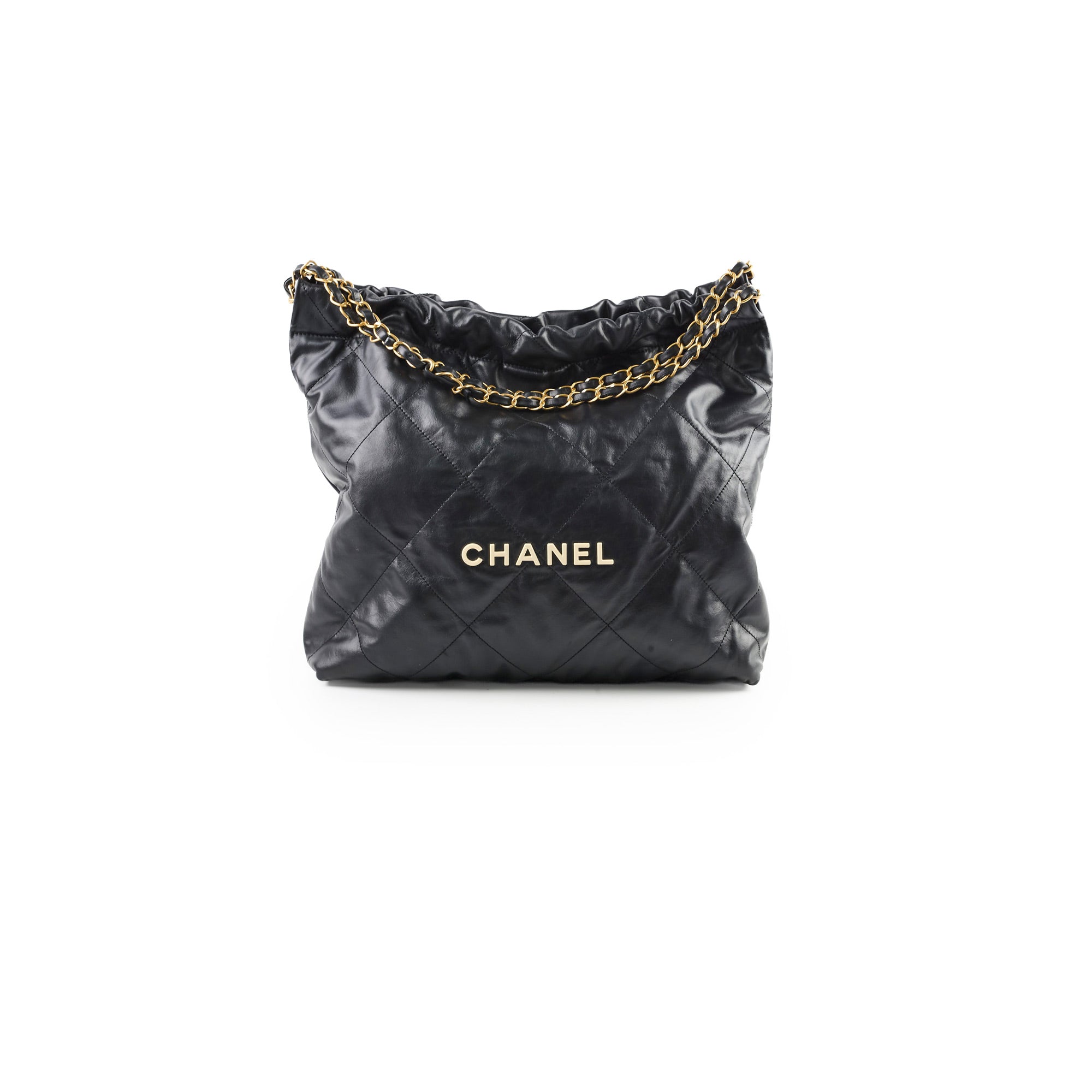 Authentic Chanel Medium 22 Bag in Black with Microchip - Luxury Designer Handbag for Women | Perfect for Evening Events, Date Nights & Special Occasions