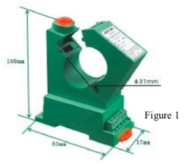 ACSP 100 420 Loop Powered Split Core AC Current Transducer - 100 Amp AC, 4-20mA Average RMS Output, 31mm Aperture - Ideal for Energy Monitoring, HVAC Systems, and Industrial Automation