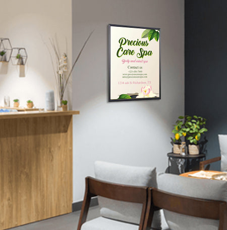 22x34 Poster Frame - SwingFrame Wide Face Display for Art, Photos & Posters - Perfect for Home, Office & Gallery Decor