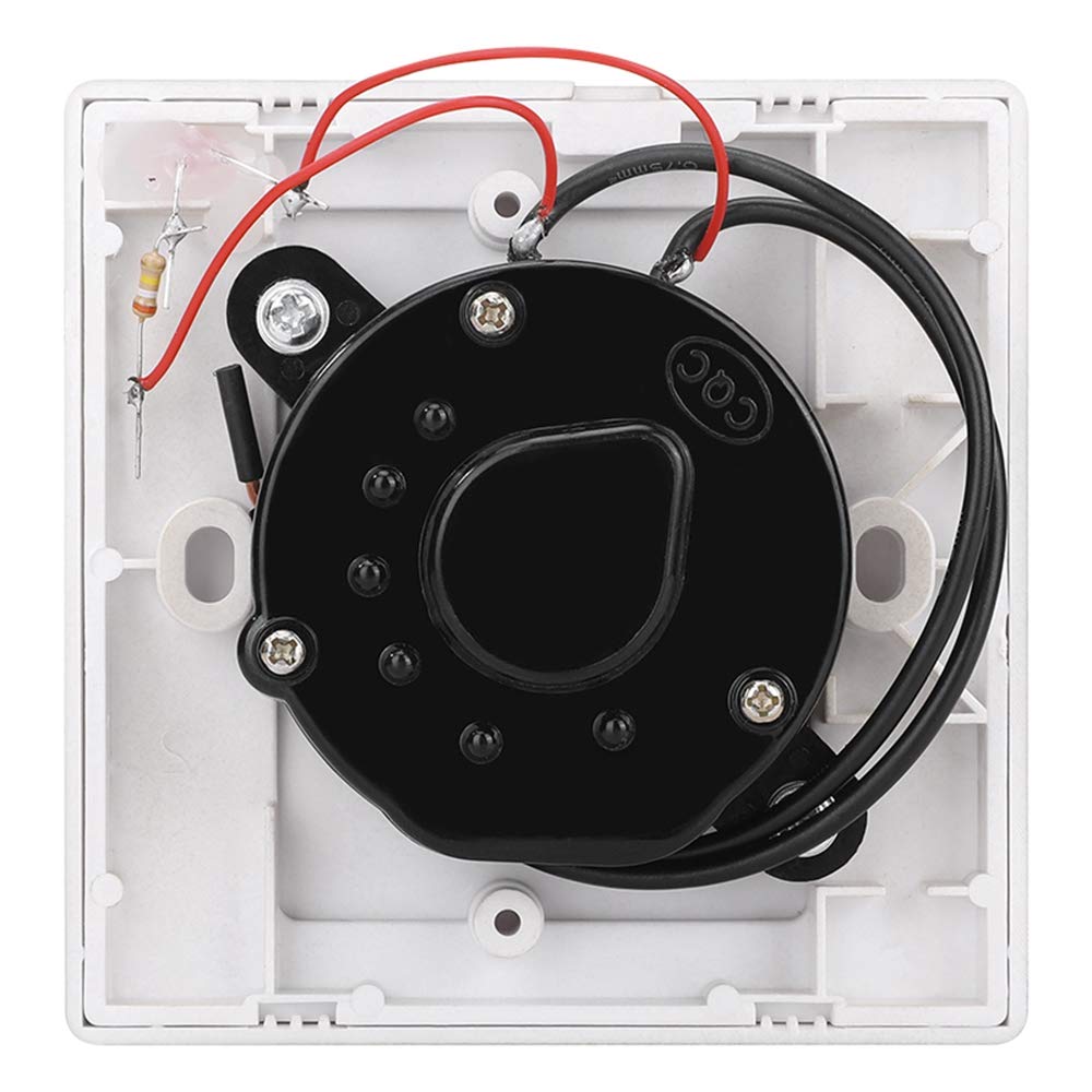 120 Minute Spring Loaded Mechanical Timer Switch - Automatic Shutoff Countdown Wall Timer for Exhaust Fans, Lights, Appliances | Perfect for Bathrooms, Kitchens, Workshops & Home Automation