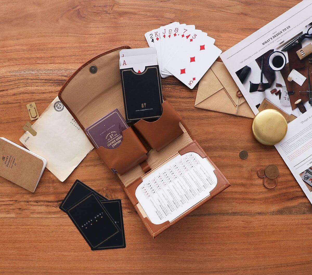 Premium Playing Card Case - Durable & Stylish Card Holder for Poker, Magic Tricks & Collectible Cards - Perfect for Travel, Game Nights & Card Enthusiasts