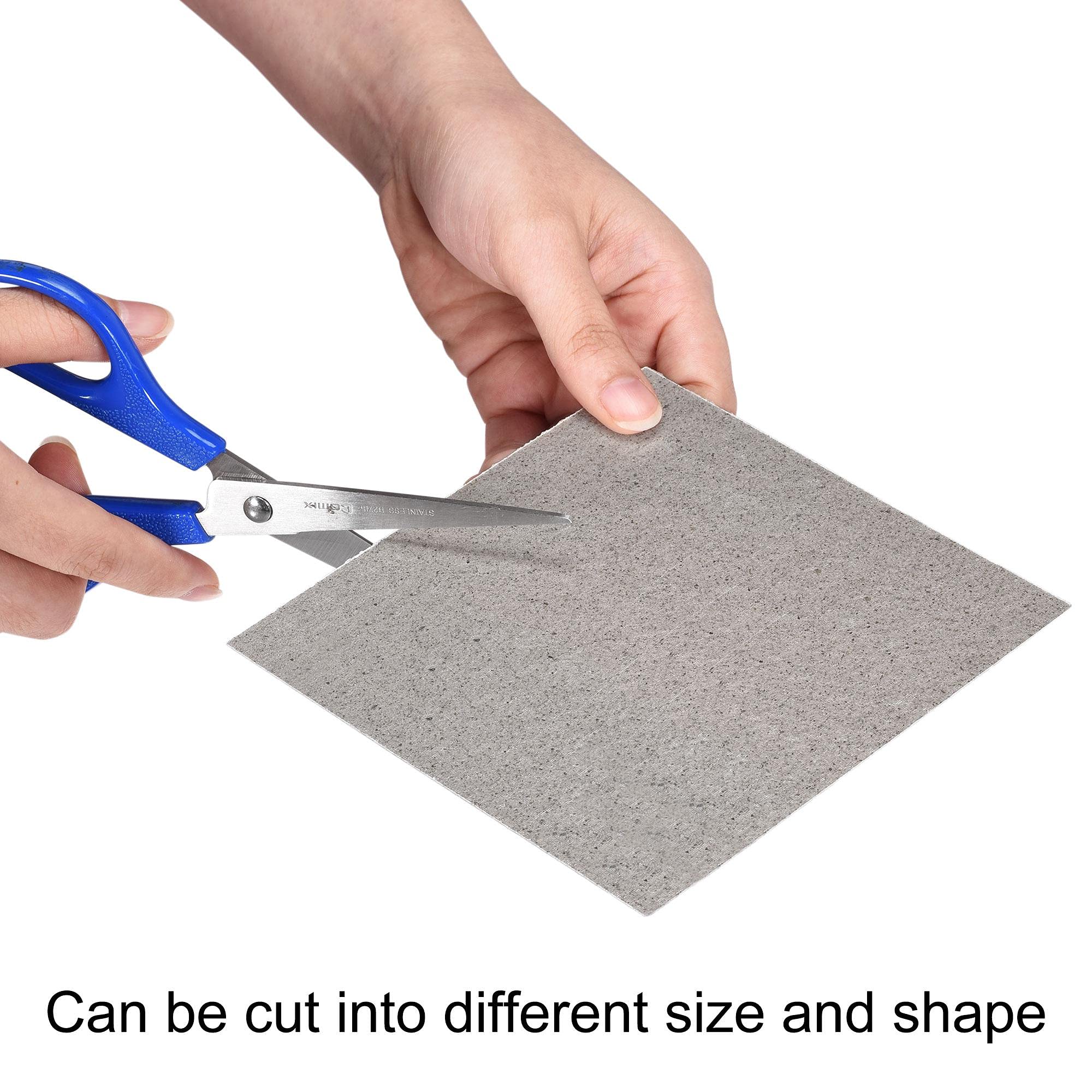 uxcell Microwave Oven Waveguide Cover Mica Plate Sheet - 5.1 x 5.1 Inch Square Insulation Board Repair Kit (10pcs) - Replacement Part for Microwave Repair & Maintenance | Perfect for Home Kitchen Appliance Fixes