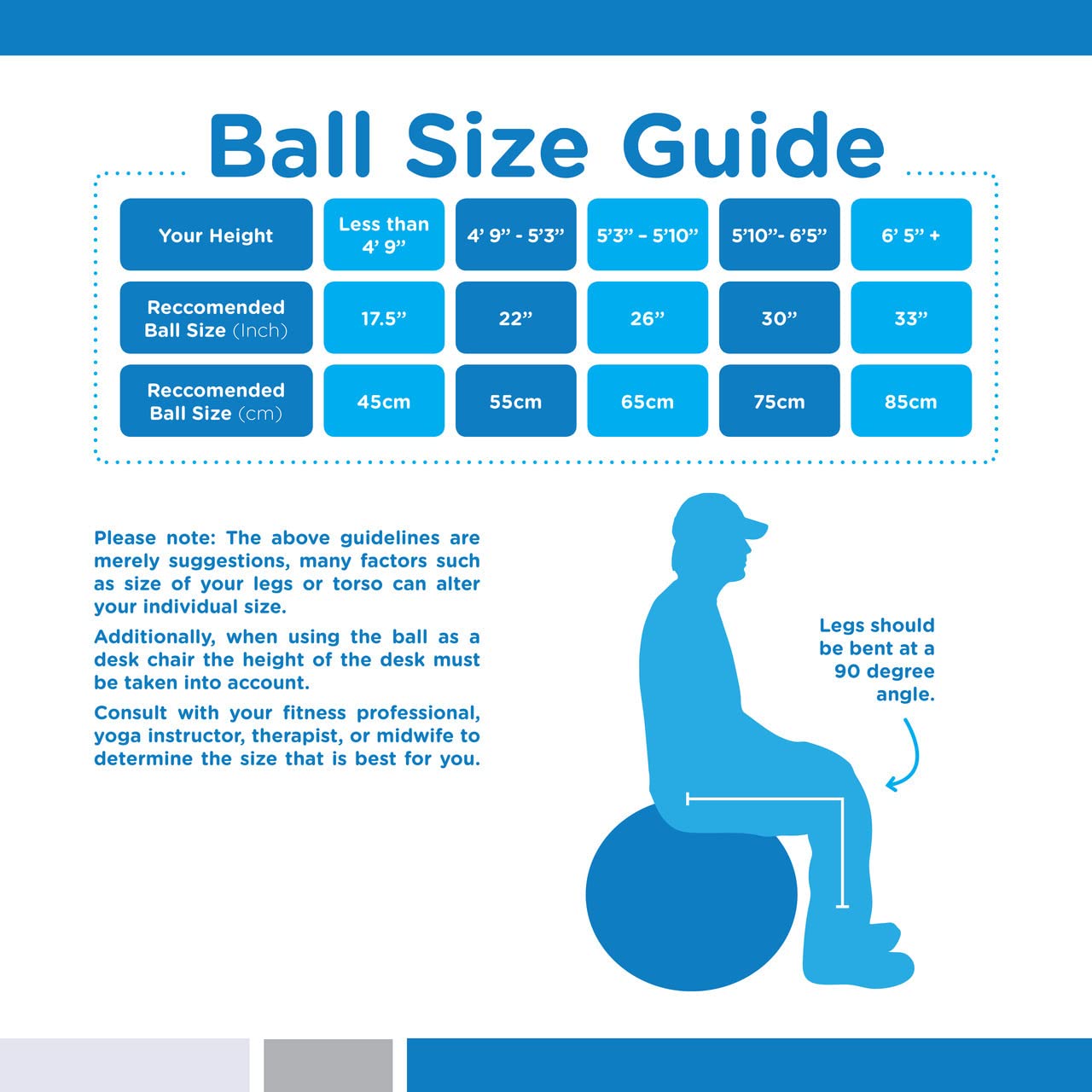 Pregnancy Yoga Ball for Office & Home - Exercise & Birthing Ball for Stability