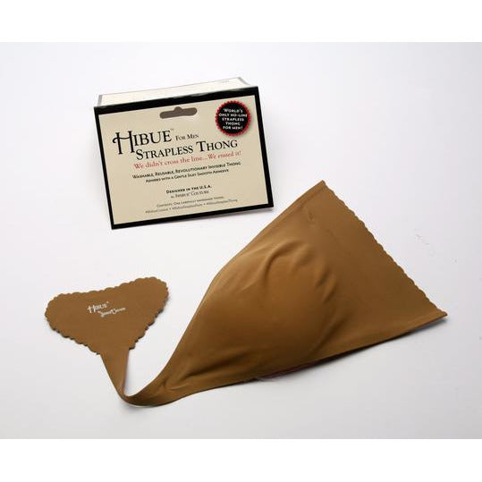 HIBUE Strapless Thong for Men - Invisible Seamless Underwear for Comfort & Discretion - Perfect for Gym, Yoga & Everyday Wear