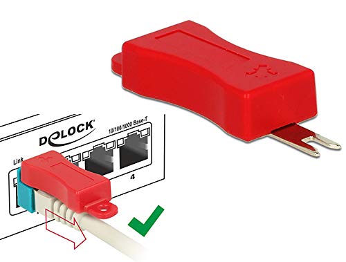 40-Pack RJ45 Secure Clips for Ethernet Cables - Durable Network Cable Connector Protectors for Office, Data Center & Home Networking Setup