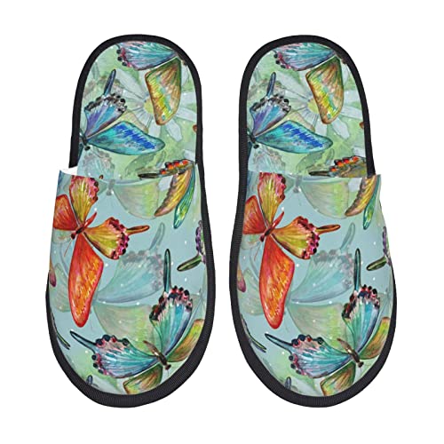 Retro Seamless Flying Butterflies