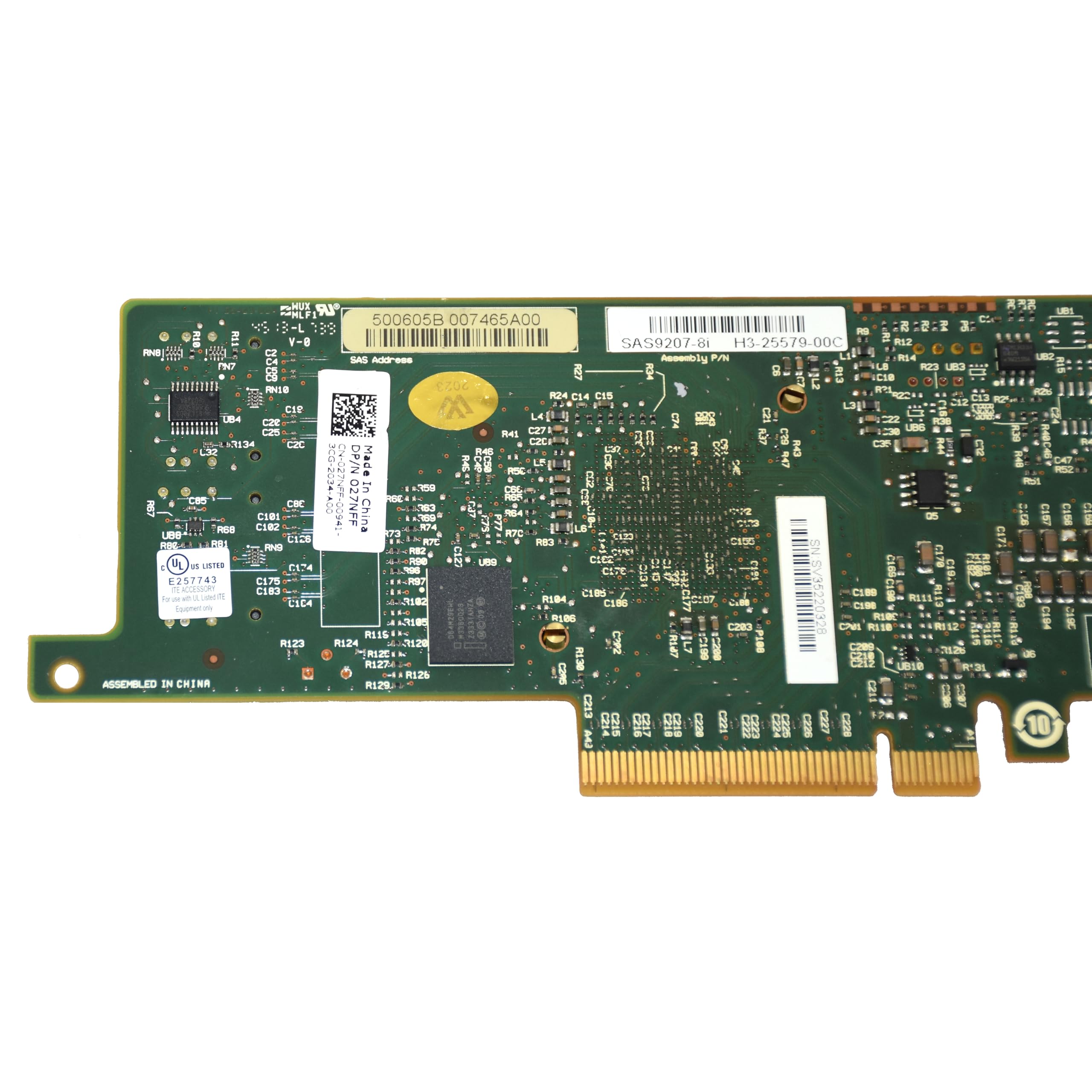 LSI Logic LSI00302 SAS 9207-8i 8-Port Internal SAS/SATA 6Gb/s PCIe Controller Card - High Performance Storage Solution for Servers & Workstations