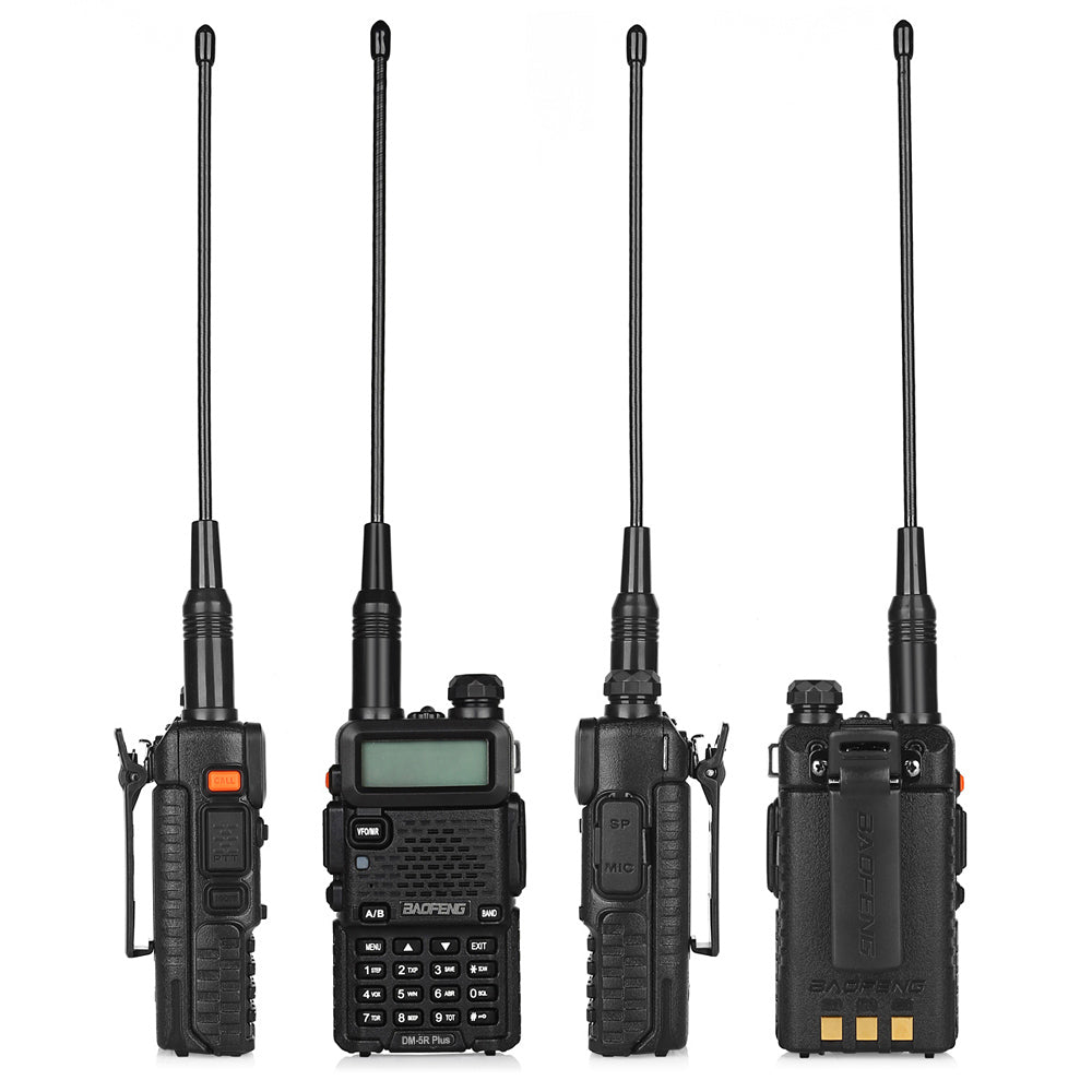 Baofeng DM-5R Plus Dual Band DMR Digital Two-Way Radio Walkie Talkie - Long Range Communication for Outdoor, Construction & Emergency Use
