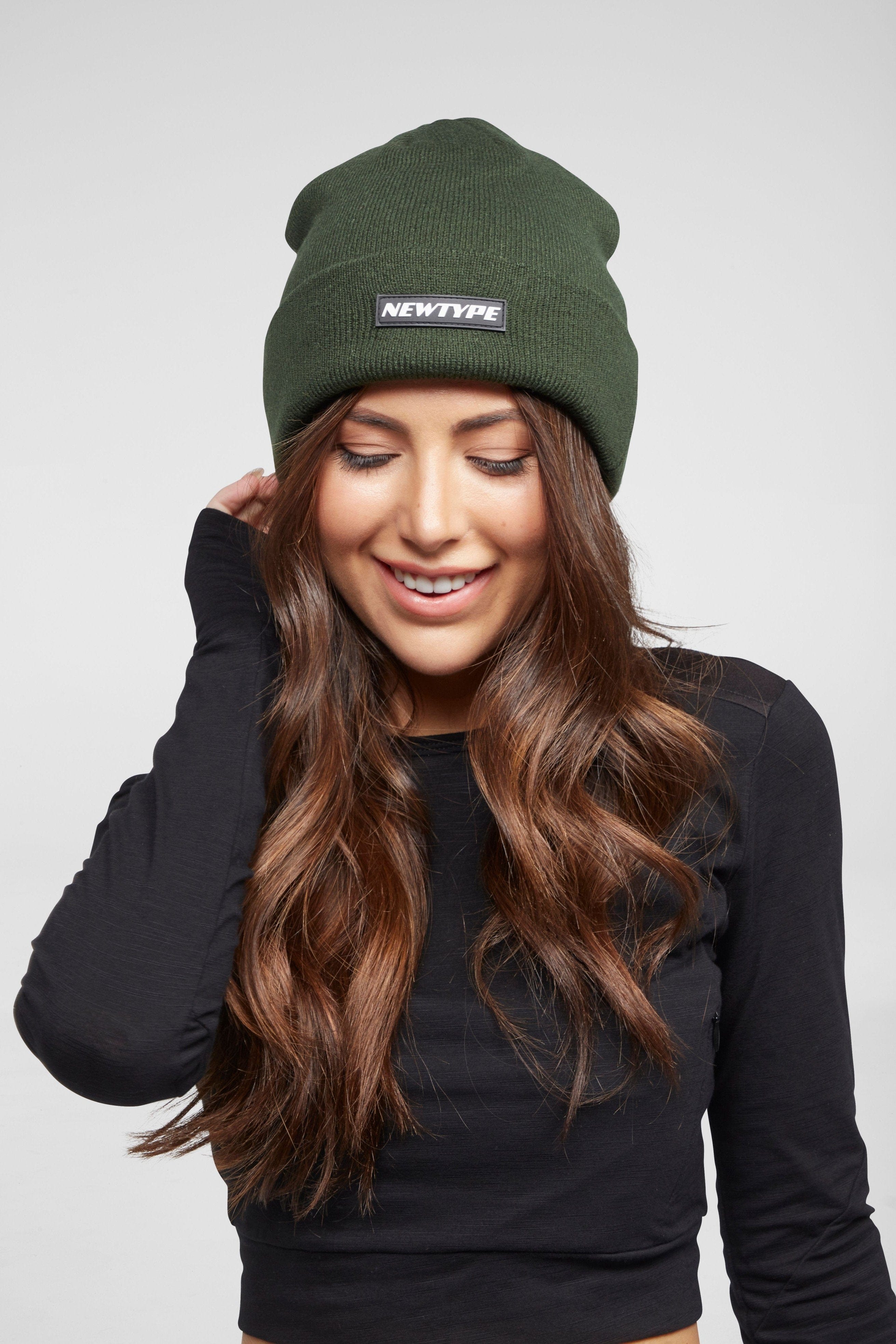 Army Green Beanie Hat for Men & Women - Warm Winter Knit Cap for Outdoor Activities, Hiking, and Casual Wear