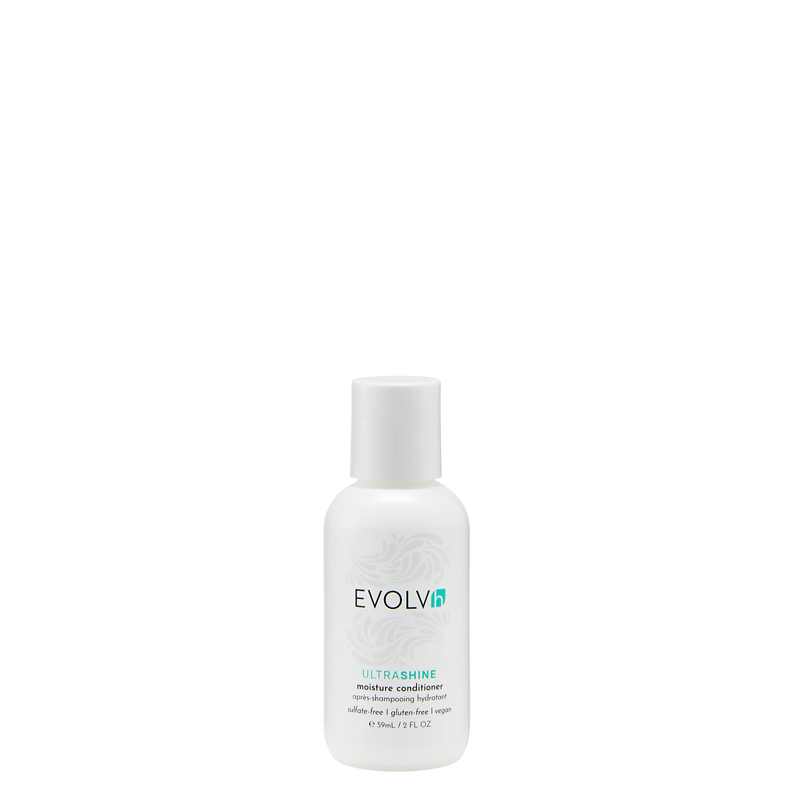 EVOLVh - Natural UltraShine Moisture Conditioner for Dry Damaged Hair | Vegan, Non-Toxic, Clean Hair Care (2 fl oz | 60 mL) | Perfect for Daily Hydration & Repair at Home or Salon