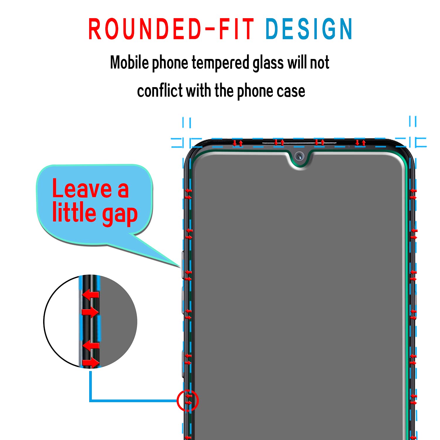 3 Pack Tempered Glass Screen Protector for LG K51 - 9H Hardness, Bubble-Free, Anti-Scratch, Case Friendly - Perfect for Everyday Protection & Shock Absorption
