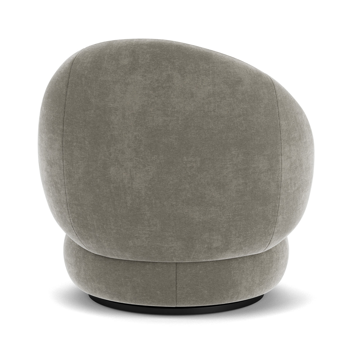 Alma Fabric Swivel Armchair - Modern Upholstered Lounge Chair with 360° Rotation, Comfortable Living Room Accent Chair for Home Office, Reading Nook, or Bedroom Relaxation