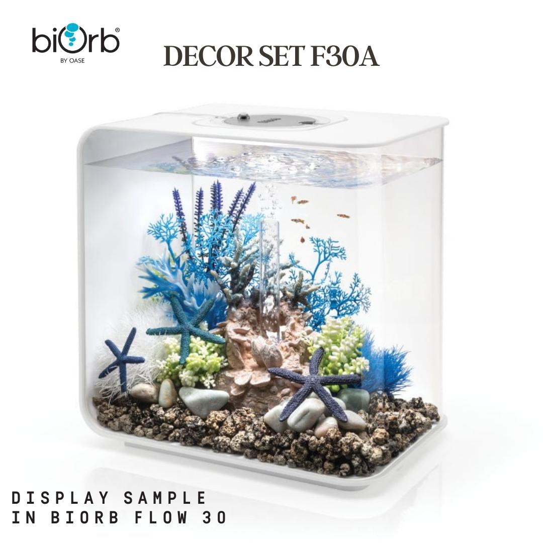 biOrb Decoration Set F30A for FLOW 30 Aquarium - Perfect for Enhancing Your Fish Tank Decor & Creating a Natural Underwater Habitat