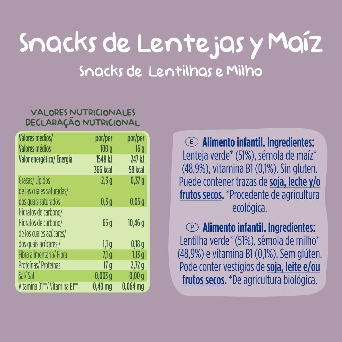Organic Lentil Snacks H.Solo 50G Tray 6-Pack | Healthy Vegan Protein Chips | Perfect for On-the-Go Snacking, Lunch Boxes & Keto Diets