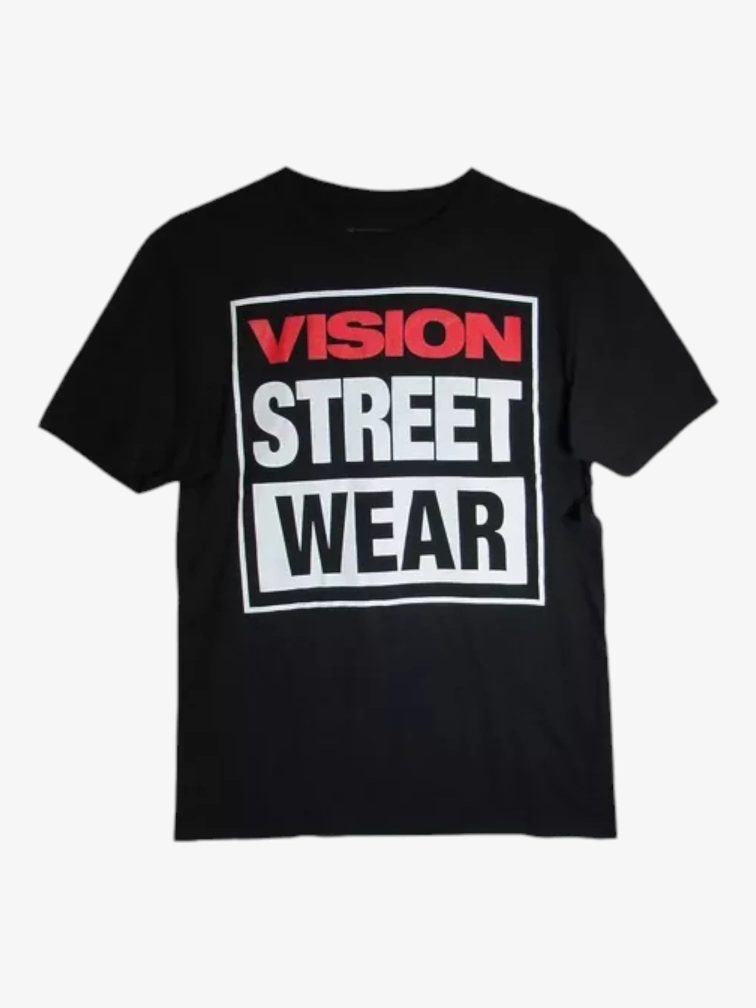 Remera Vision Classic Black & White T-Shirt - Comfortable & Stylish for Casual Wear, Gym, and Everyday Outfits