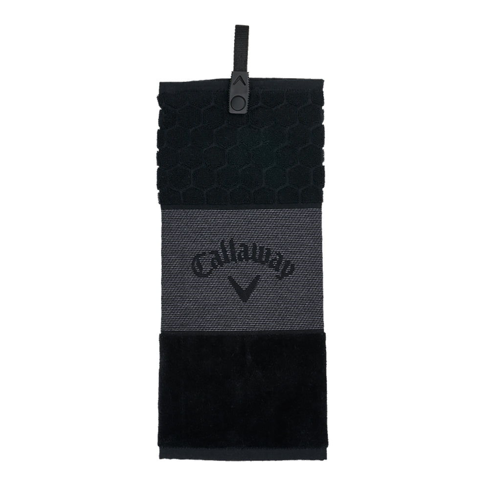Callaway Tri-Fold Golf Towel - Premium Microfiber Golf Towel for Golfers - Perfect for Golf Course, Driving Range & Outdoor Sports