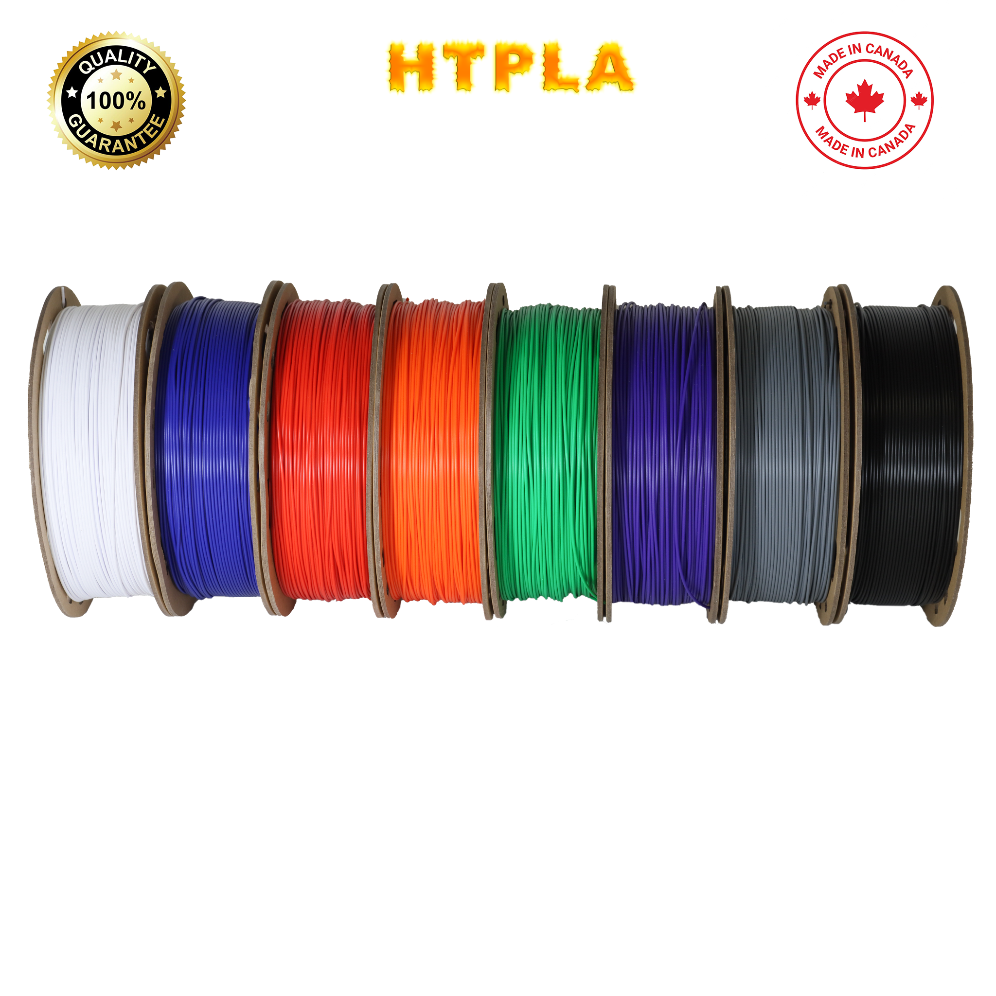 Filaments Depot HTPLA Tough 1.75mm 1kg 3D Printer Filament - High Strength, Durable PLA for 3D Printing, Perfect for Prototyping, DIY Projects, and Functional Parts