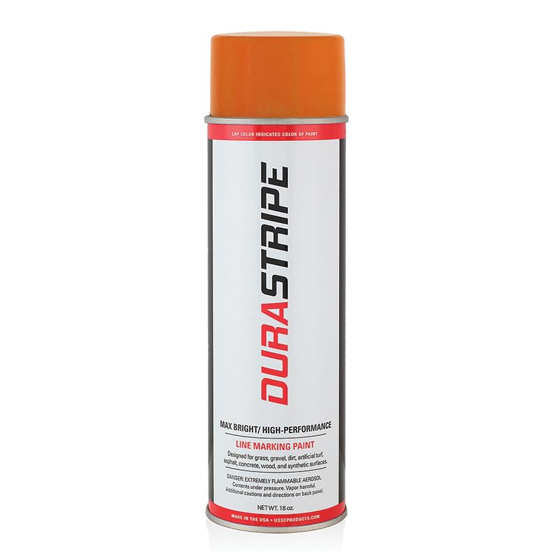 DuraStripe Athletic Field Marking Paint - Burnt Orange - Long-Lasting Sports Field Paint for Football, Soccer, Baseball - Perfect for School Grounds & Professional Stadiums