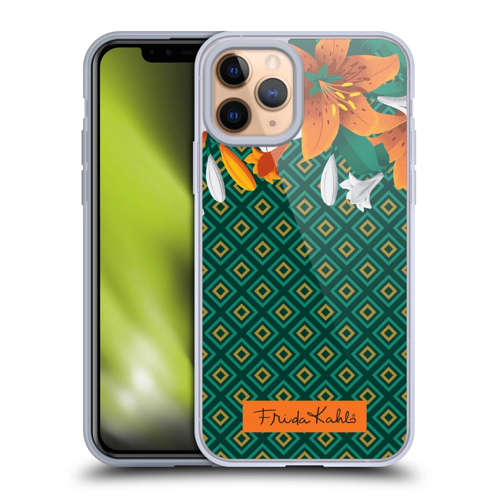 Officially Licensed Frida Kahlo Lilies Flowers Soft Gel Phone Case for Apple iPhone 11 Pro - Artistic Protection for Everyday Use & Gift Giving