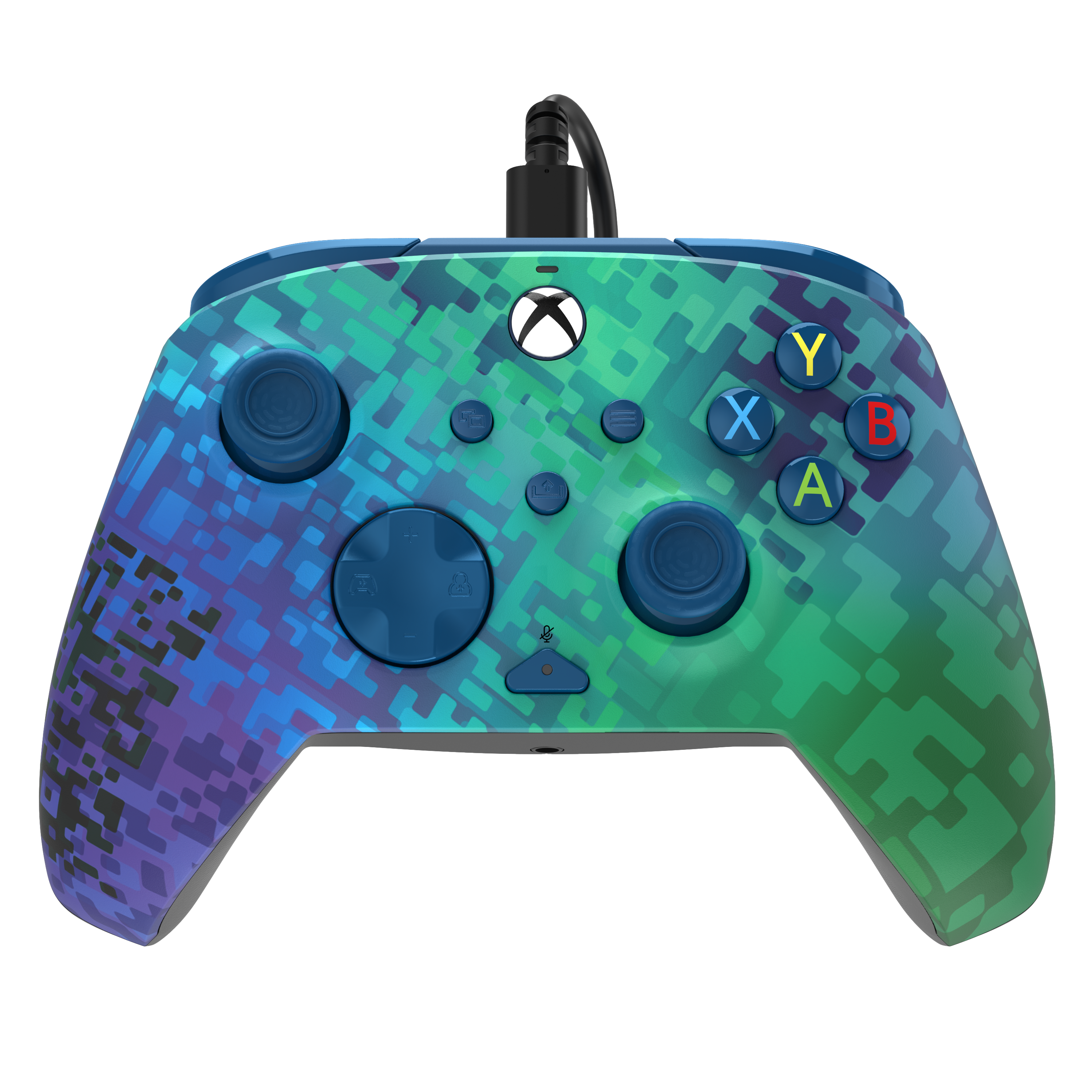 Glitch Green REMATCH Advanced Wired Gaming Controller for Xbox Series X|S & PC - Perfect for Competitive Gaming & Long Play Sessions