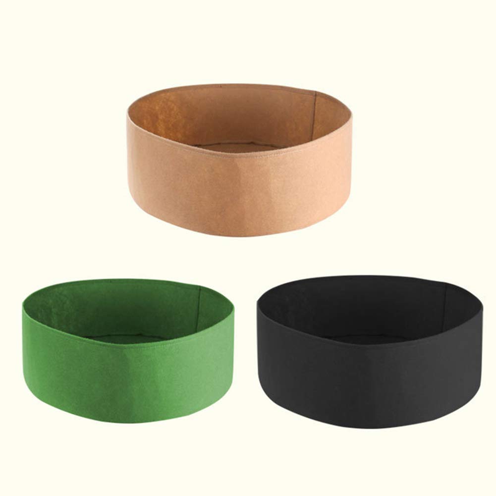 DAMEING 3 Pack 40 Gallon Heavy Duty Aeration Fabric Grow Bags - Thick Felt Plant Pots for Indoor/Outdoor Gardening, Vegetables, Flowers & Trees - Perfect for Balcony, Patio & Backyard Planting
